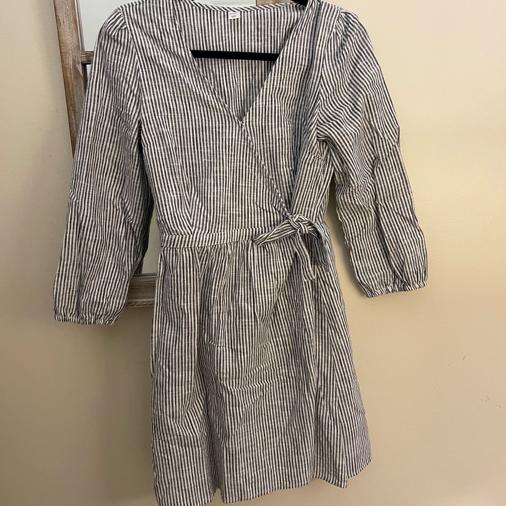 Blue stripe dress